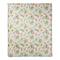 Spring Flower Bunches 50" x 60" Coral Fleece Blanket